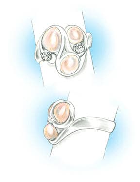 Making a Pearl and Diamond Ring