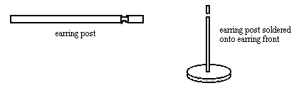 How to Make Earring Posts by Hand