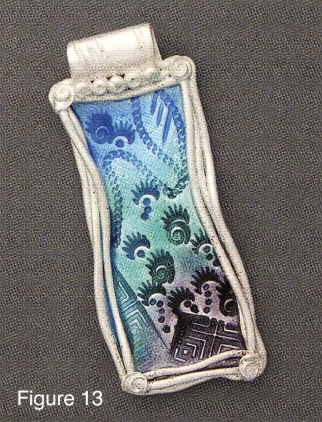 Easy Enameled PMC Pendant