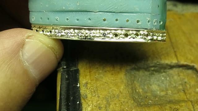Drilling Holes in Wax