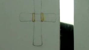 Making a Pd/18K Cross