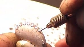 Tiffany Inspired Hollow Chain and Stone Set Heart Pendant Part 3