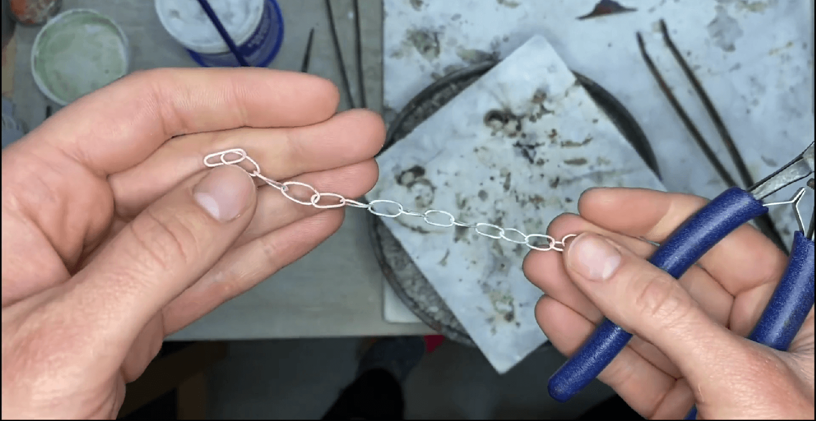 How to Make a Paper Clip Bracelet