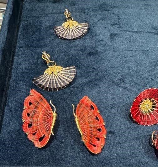 A collection of horsehair jewelry by Silvia Furmanovich.